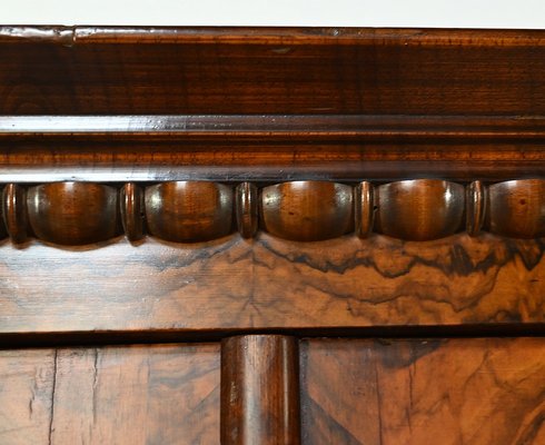 Early 19th Century Burr Walnut Bookcase-RVK-1817682