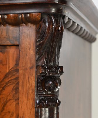 Early 19th Century Burr Walnut Bookcase-RVK-1817682