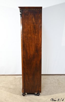 Early 19th Century Burr Walnut Bookcase-RVK-1817682