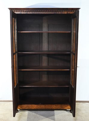 Early 19th Century Burr Walnut Bookcase-RVK-1817682