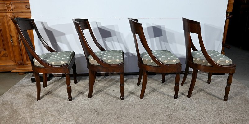 Early 19th Century Cuba Mahogany Chairs, Set of 4-RVK-1711152