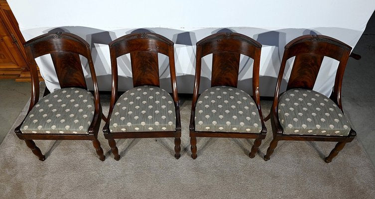 Early 19th Century Cuba Mahogany Chairs, Set of 4-RVK-1711152