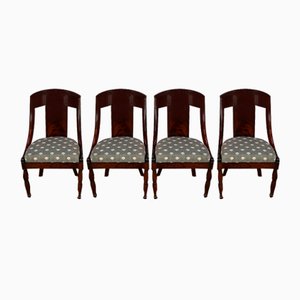 Early 19th Century Cuba Mahogany Chairs, Set of 4-RVK-1711152