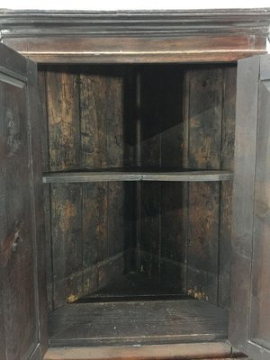 Early 19th Century Dutch Oak 2-Part Corner Cupboard-UCH-1224581