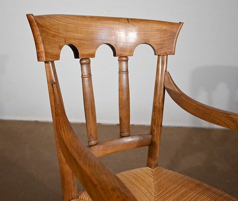 Early 19th Century Empire Chair in Solid Cherrywood-RVK-1452747