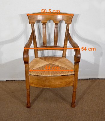 Early 19th Century Empire Chair in Solid Cherrywood-RVK-1452747