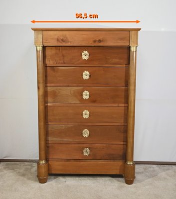 Early 19th Century Empire Chest of Drawers in Cherry Trees-RVK-1726224