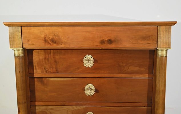 Early 19th Century Empire Chest of Drawers in Cherry Trees-RVK-1726224