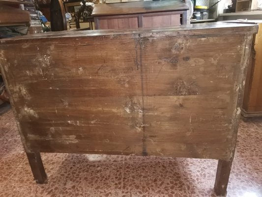 Early 19th Century Empire Chest of Drawers in Italian Walnut Veneer-RAQ-2033409