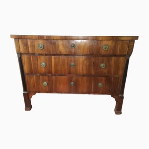 Early 19th Century Empire Chest of Drawers in Italian Walnut Veneer-RAQ-2033409