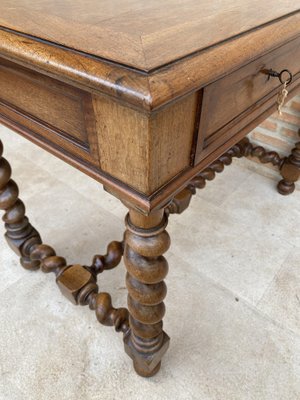 Early 19th Century French Walnut Worktable-NOU-1802858