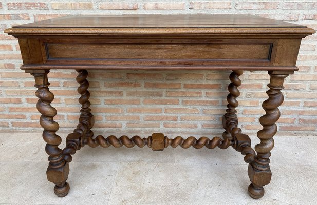 Early 19th Century French Walnut Worktable-NOU-1802858