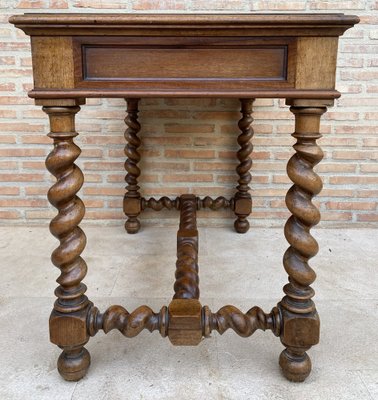 Early 19th Century French Walnut Worktable-NOU-1802858