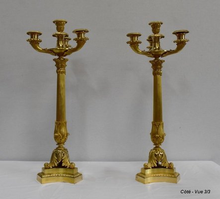 Early 19th Century Golden Bronze Candelabra-RVK-1069102