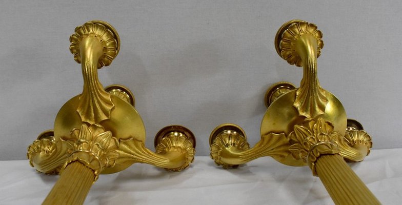 Early 19th Century Golden Bronze Candelabra-RVK-1069102