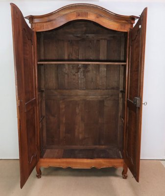 Early 19th Century Louis XV Wardrobe in Cherry-RVK-1386023