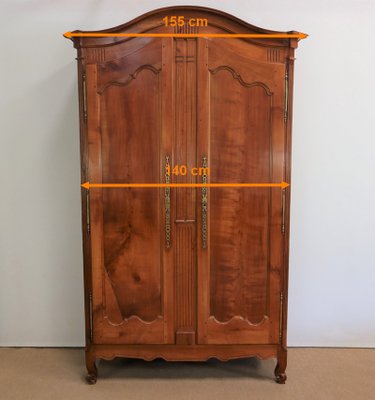 Early 19th Century Louis XV Wardrobe in Cherry-RVK-1386023