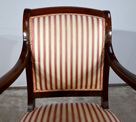 Early 19th Century Massive Cuba Mahogany Armchairs, Set of 2-RVK-1711121