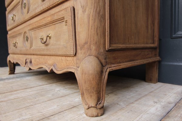 Early 19th Century Oak Chest of Drawers-TAT-1821303