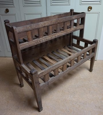 Early 19th Century Oak Garden or Porch Planter Stand-EA-1105690