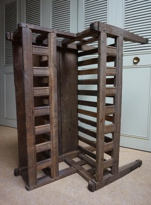 Early 19th Century Oak Garden or Porch Planter Stand-EA-1105690