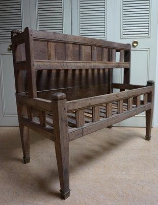 Early 19th Century Oak Garden or Porch Planter Stand-EA-1105690