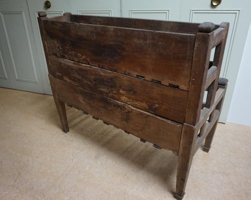 Early 19th Century Oak Garden or Porch Planter Stand-EA-1105690