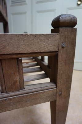 Early 19th Century Oak Garden or Porch Planter Stand-EA-1105690