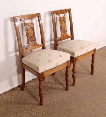 Early 19th Century Restoration Style Solid Mahogany Chairs, Set of 2-RVK-1424635