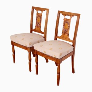 Early 19th Century Restoration Style Solid Mahogany Chairs, Set of 2-RVK-1424635