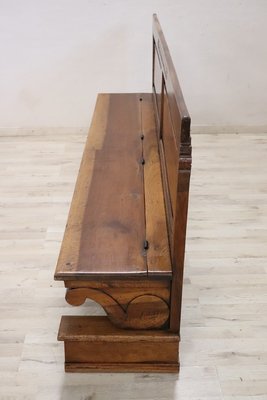 Early 19th Century Solid Walnut Bench-DCO-1801370