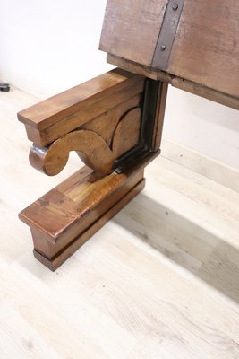 Early 19th Century Solid Walnut Bench-DCO-1801370