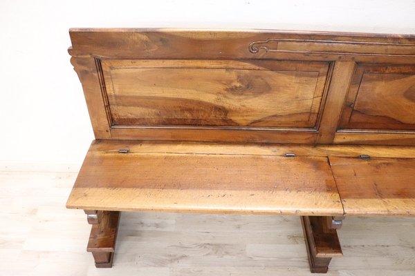 Early 19th Century Solid Walnut Bench-DCO-1801370