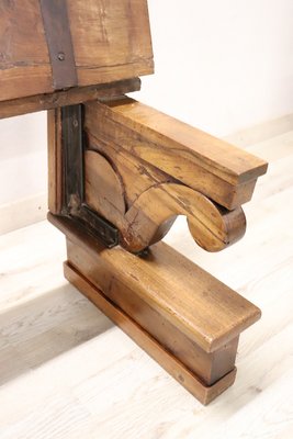 Early 19th Century Solid Walnut Bench-DCO-1801370