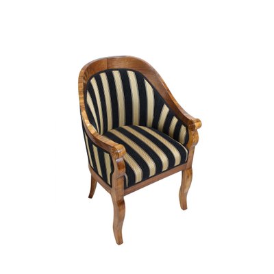 Early 19th Century Viennese Biedermeier Walnut Armchair-WFJ-1819184