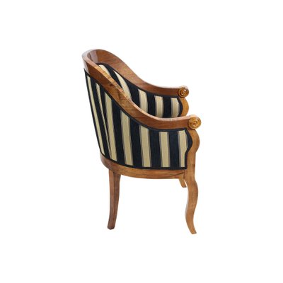 Early 19th Century Viennese Biedermeier Walnut Armchair-WFJ-1819184