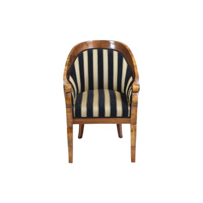 Early 19th Century Viennese Biedermeier Walnut Armchair-WFJ-1819184