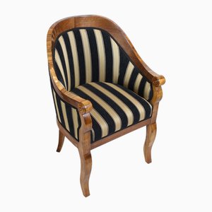 Early 19th Century Viennese Biedermeier Walnut Armchair-WFJ-1819184