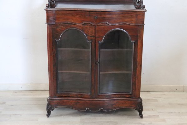 Early 19th Century Vitrine with Etagere-DCO-1749877