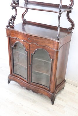 Early 19th Century Vitrine with Etagere-DCO-1749877