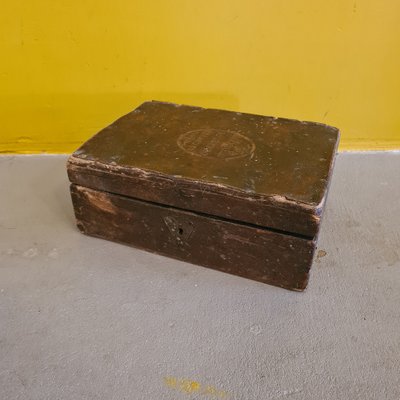 Early 19th Century Wooden Box-VHW-1805358