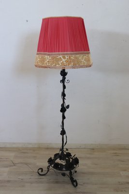 Early 20th Century Art Nouveau Iron Floor Lamp, 1890s-DCO-1750164