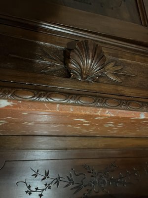 Early 20th century Art Nouveau Sideboard in Solid Walnut-OLY-1737136