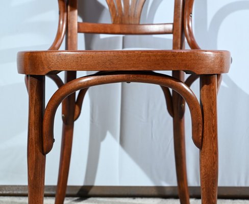 Early 20th Century Beech Desk Armchair from J&J Kohn, 1890s-RVK-1735217