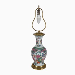 Early 20th Century Chinese and Brass Porcelain Lamp, 1890s-RVK-1401189