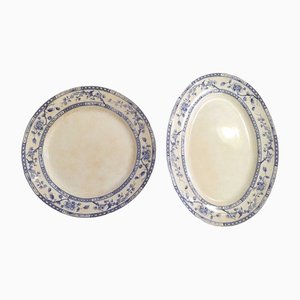 Early 20th Century Creil Montereau Dishes, France, 1890s, Set of 2-RNR-1366893