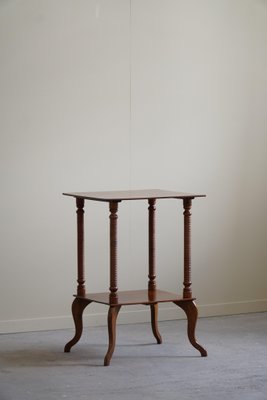 Early 20th Century Danish Side Table Pedestal with Finely Carved Legs, 1920s-MXF-1718862