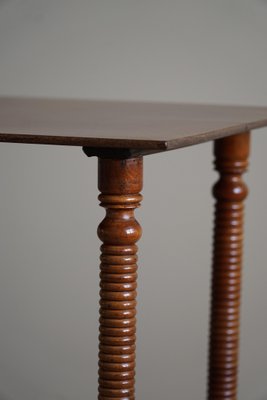 Early 20th Century Danish Side Table Pedestal with Finely Carved Legs, 1920s-MXF-1718862