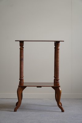 Early 20th Century Danish Side Table Pedestal with Finely Carved Legs, 1920s-MXF-1718862