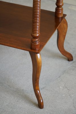 Early 20th Century Danish Side Table Pedestal with Finely Carved Legs, 1920s-MXF-1718862